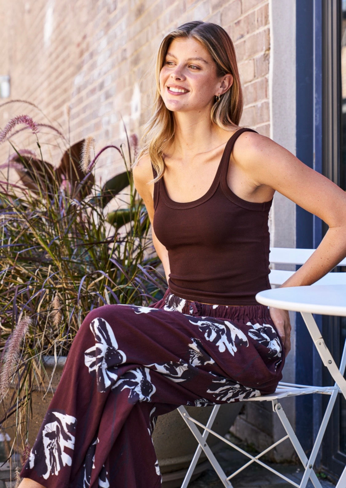 Boho Australia | Burton Pants - Brown Floral