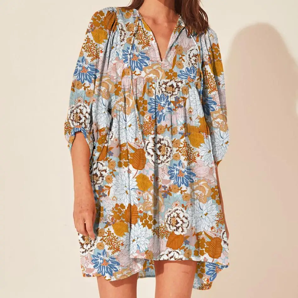 Salt & Sand | Floral Viscose Summer Beach Dress