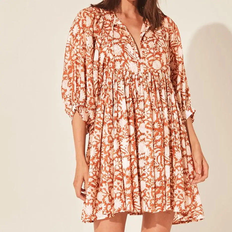 Salt & Sand | Floral Viscose Summer Beach Dress