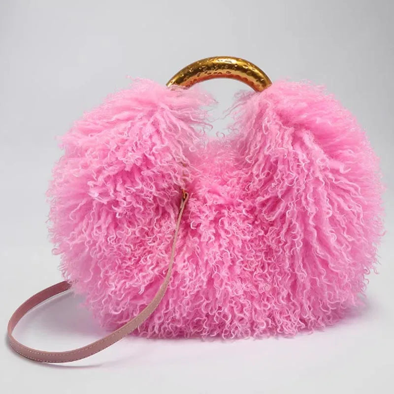Funky Fluff | Faux Wool Handbag