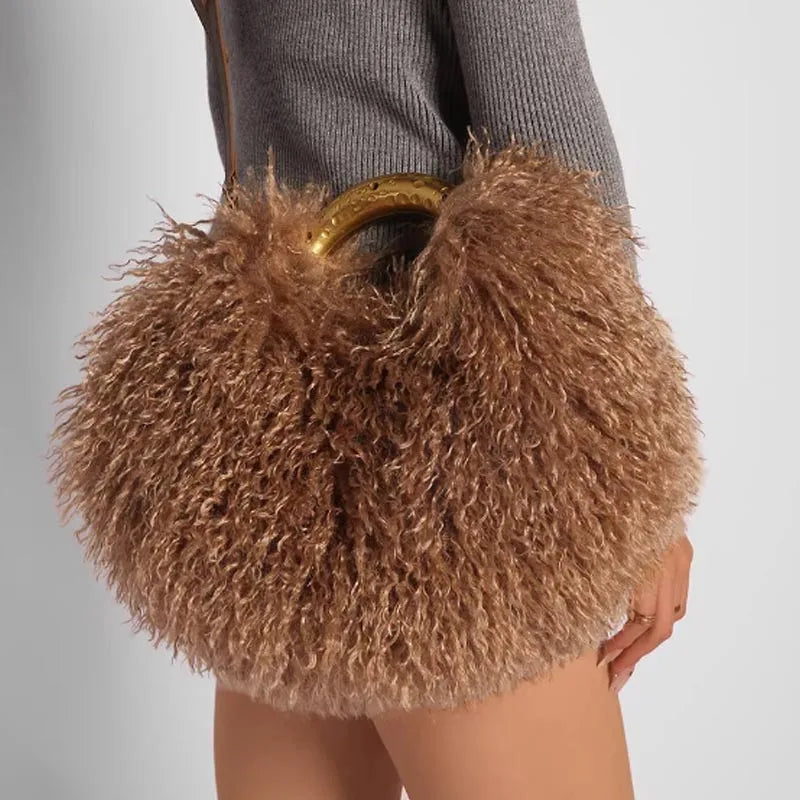 Funky Fluff | Faux Wool Handbag
