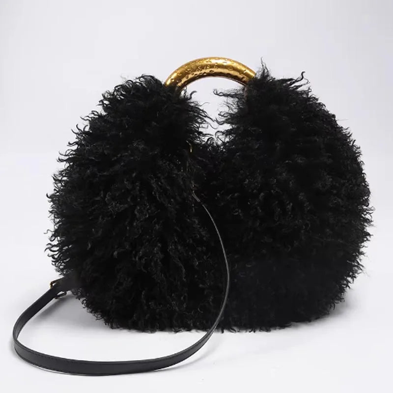 Funky Fluff | Faux Wool Handbag