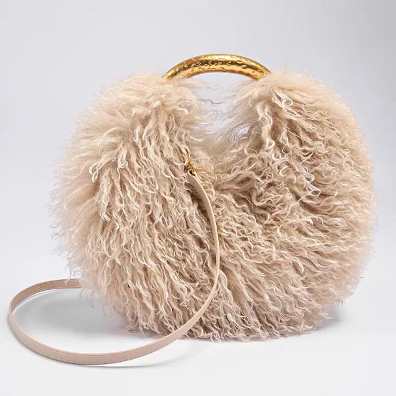 Funky Fluff | Faux Wool Handbag